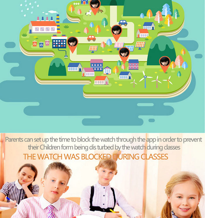 Child Smartwatch with GPS, Touch screen