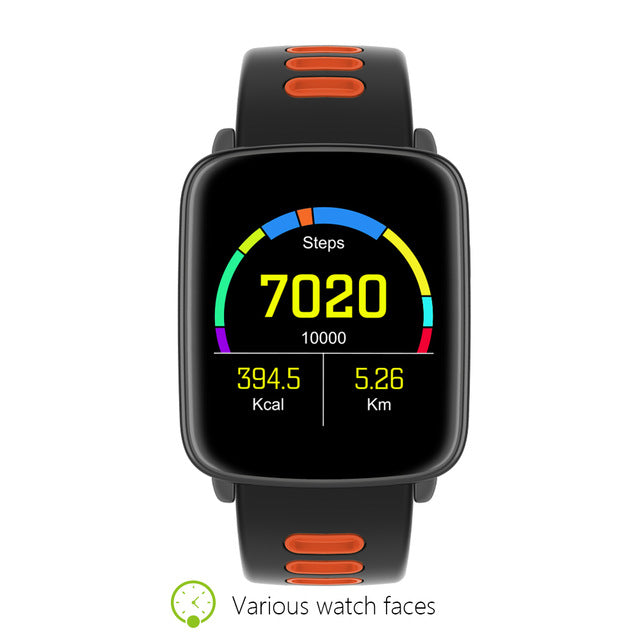 IP68 WaterProof Smart Watch With Fitness Tracker Mode For IOS &  Android