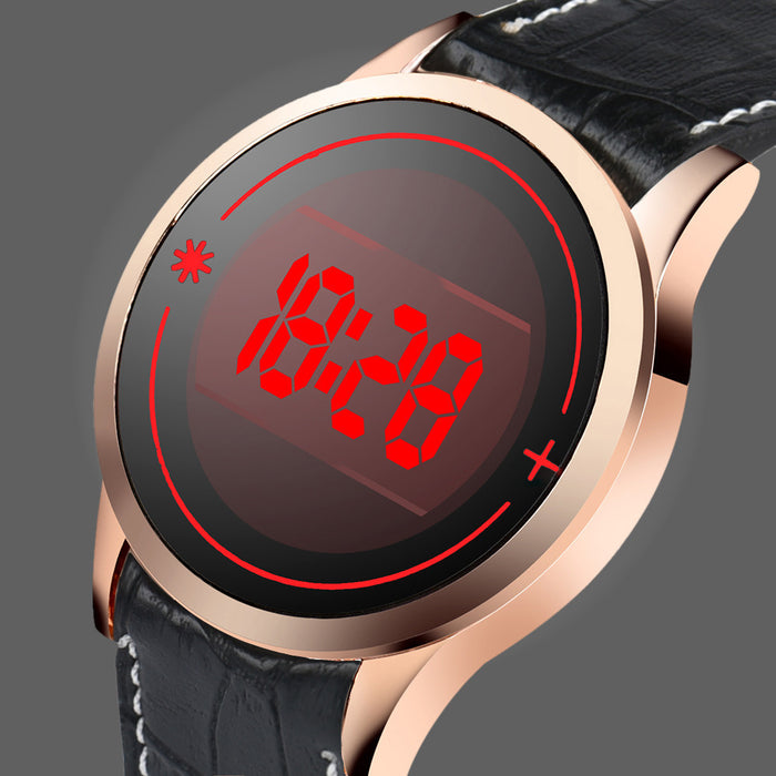 Men's Fashion LED Digital Touch Screen   Wrist Watch