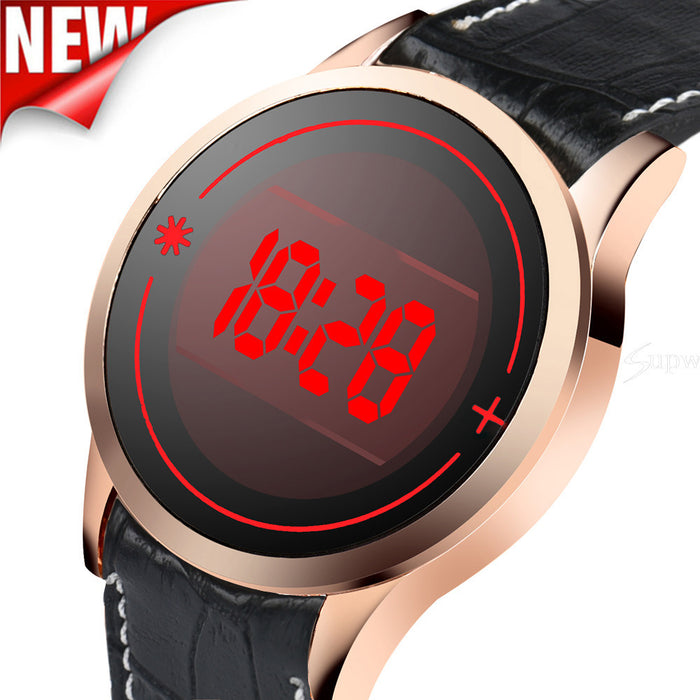 Men's Fashion LED Digital Touch Screen   Wrist Watch