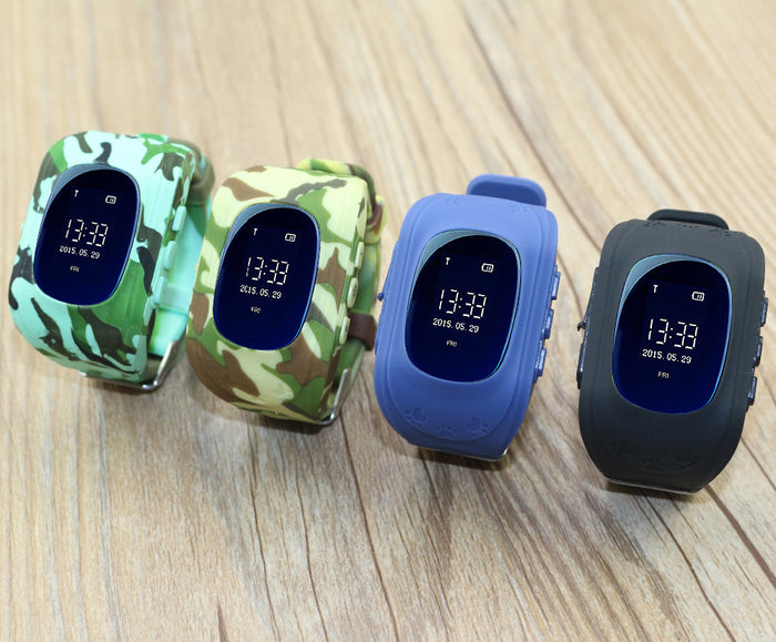 2018 GPS Camouflage Smart baby watch Phone Tracker