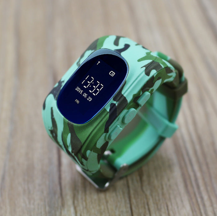 2018 GPS Camouflage Smart baby watch Phone Tracker