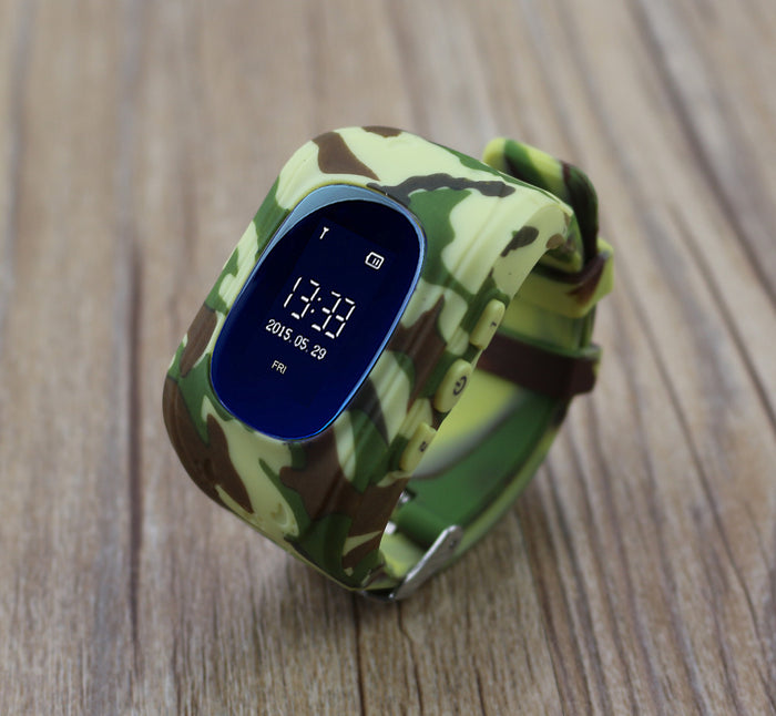 2018 GPS Camouflage Smart baby watch Phone Tracker