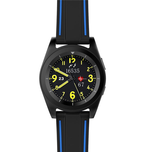 HD Screen Smart Watch With Heart Rate Monitor & Pedometer For IOS & Android