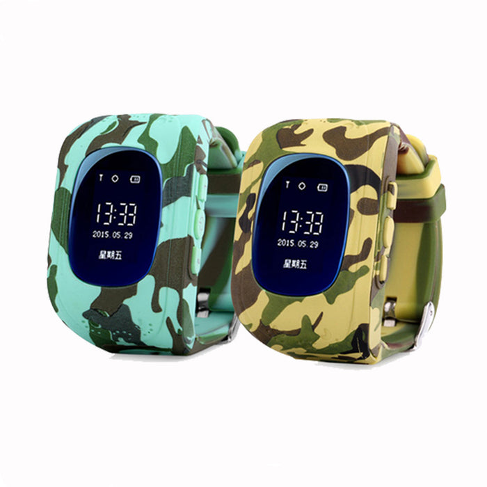 2018 GPS Camouflage Smart baby watch Phone Tracker