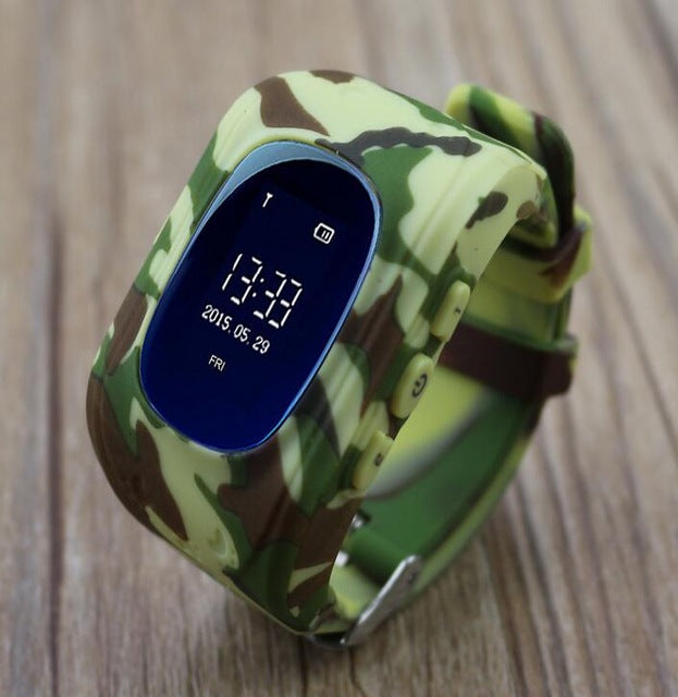 2018 GPS Camouflage Smart baby watch Phone Tracker