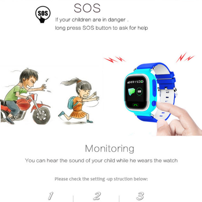 Child Smartwatch with GPS, Touch screen
