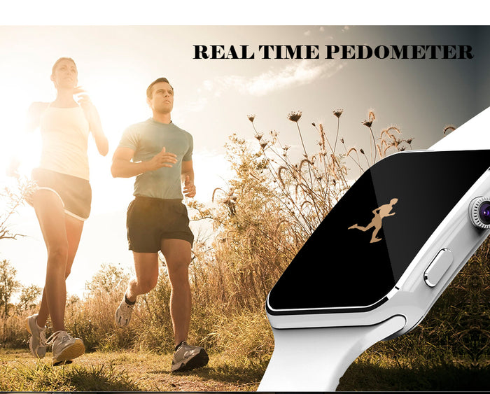 Bluetooth Smart Watch X6 Sport Passometer Smartwatch with Camera by NAIKU