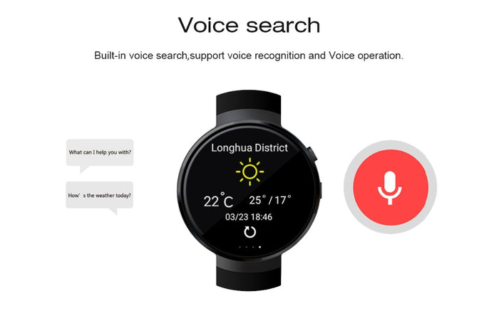 Smart Watch Android 7.0 Smartwatch with translation tool
