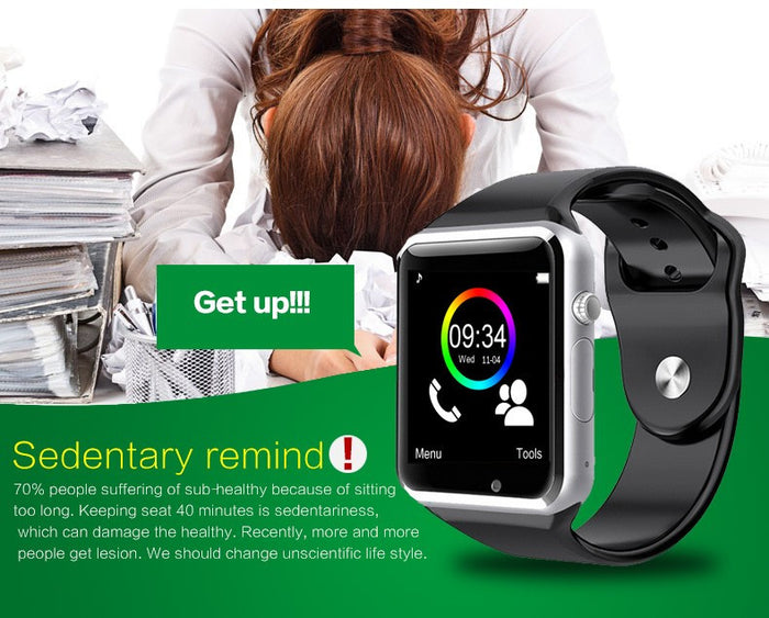 Sport Pedometer with SIM Camera Smartwatch