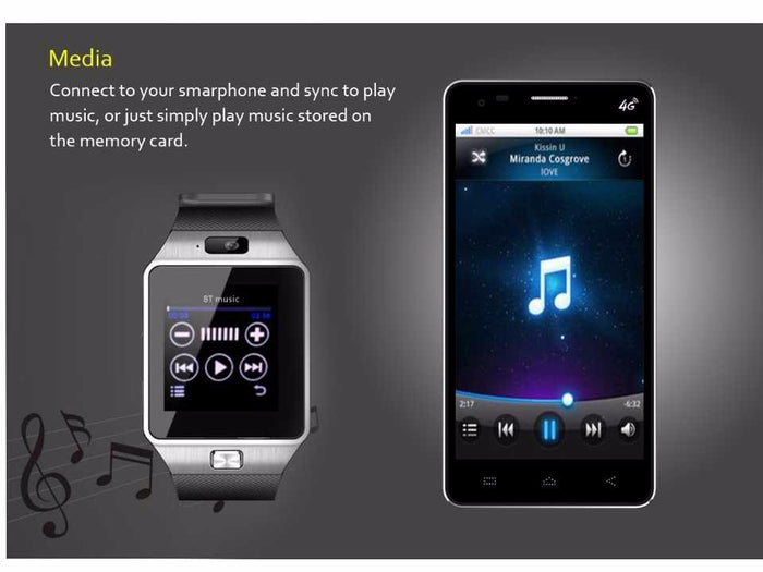 Smart Watch Clock With Sim Card Slot