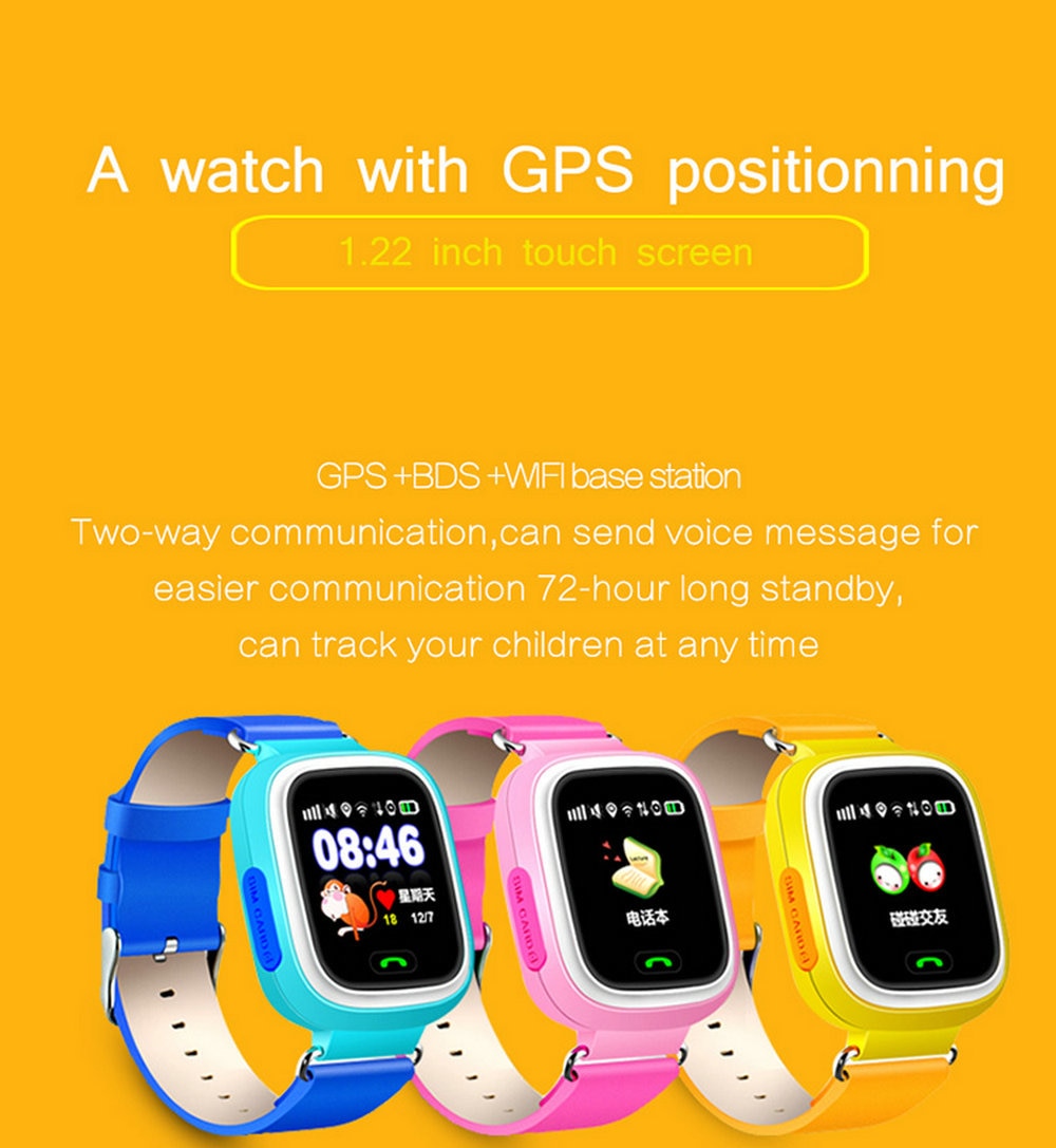 Child Smartwatch with GPS, Touch screen