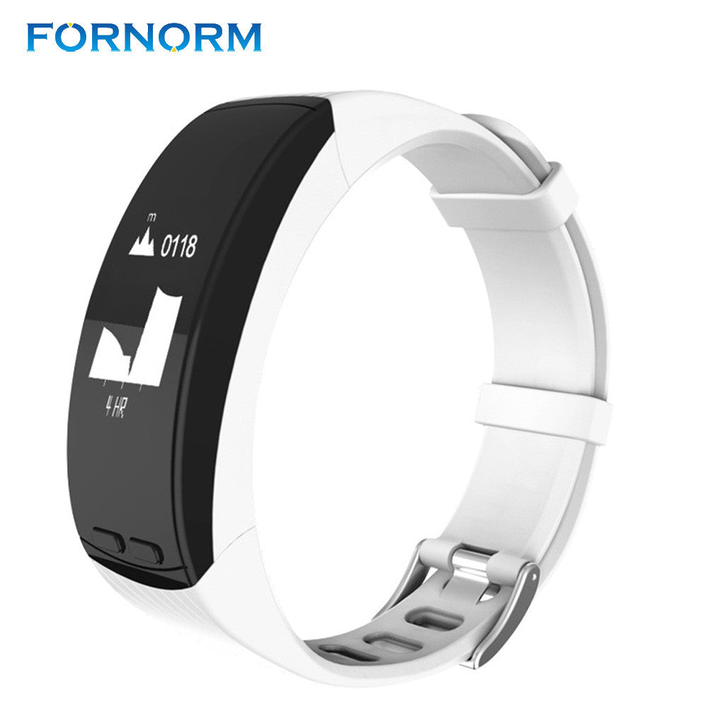 FORNORM LED Smart Heart Rate Wristband Fitness Tracker